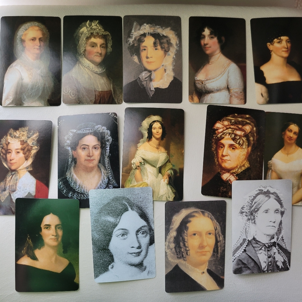 First Ladies of the United States Flash Card Set ~ Washington thru Obama ~ GUC - Picture 11 of 13